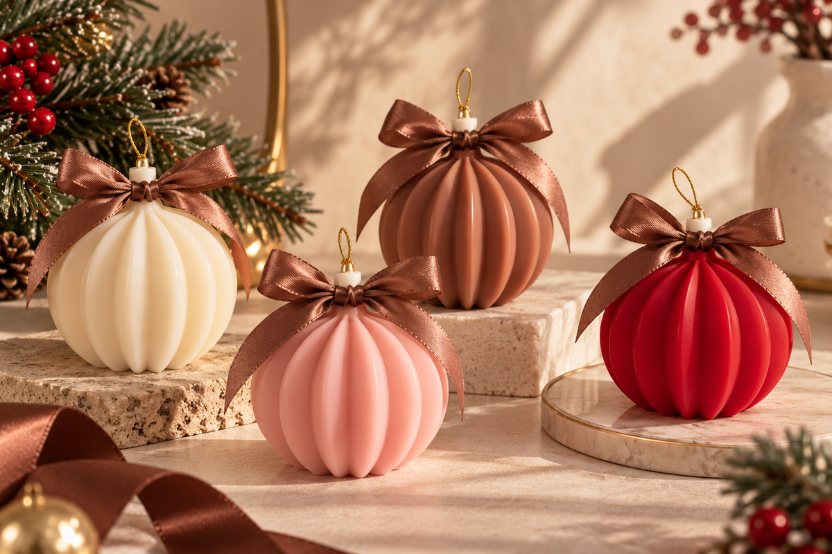 The Christmas Bauble Candle