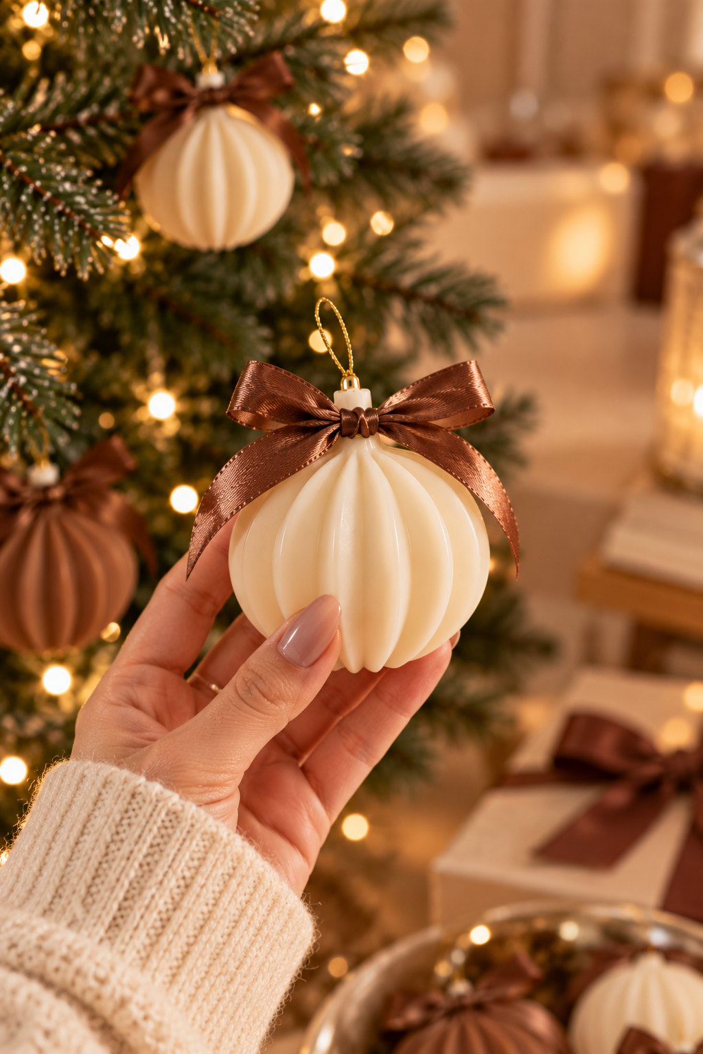 The Christmas Bauble Candle